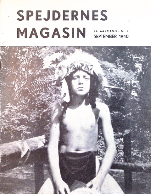 Forside: Spejdernes Magasin 1940 årg  24 nr 7