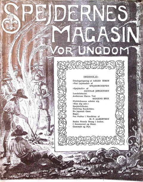 Forside: Spejdernes Magasin 1921 årg 6 nr 1