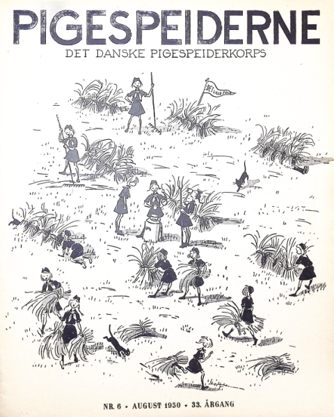 Forside: Pigespejderne 1950 årg 33 nr. 6