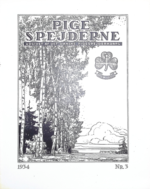 Forside: Pigespejderne 1934 årg 17 nr. 3