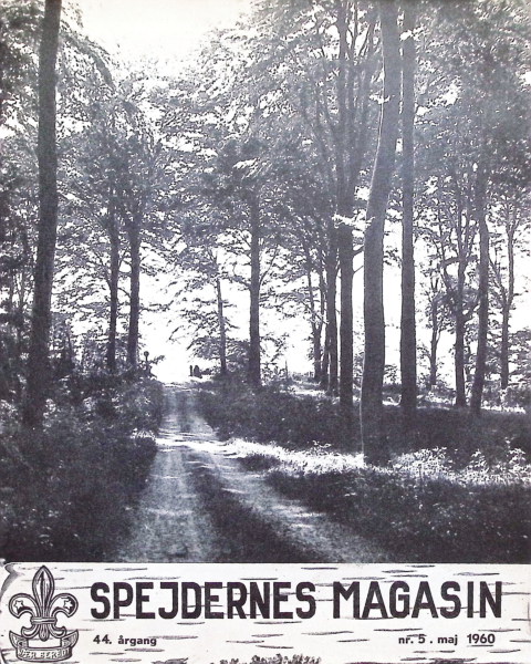 Forside: Spejdernes Magasin 1960 årg  44 nr 5