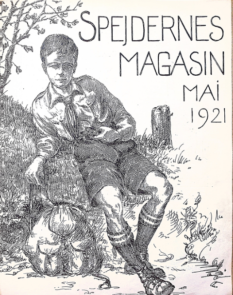 Forside: Spejdernes Magasin 1921 årg  5 nr 8