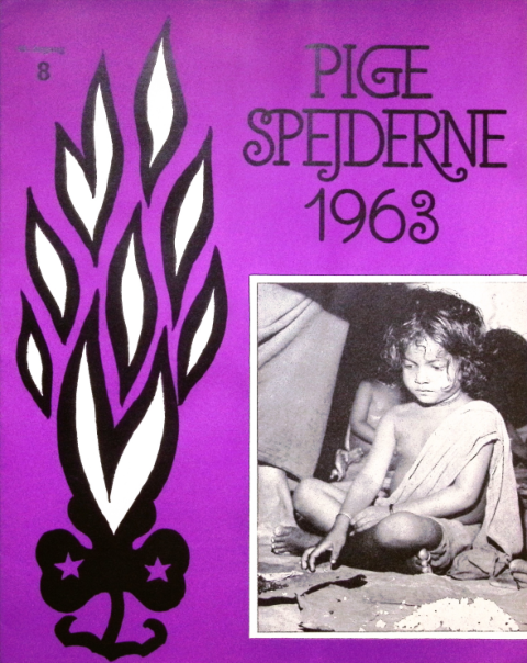 Forside: Pigespejderne 1963 årg 46 nr. 8