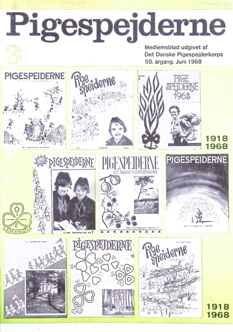 Forside: Pigespejderne 1968 årg 51 nr. 3