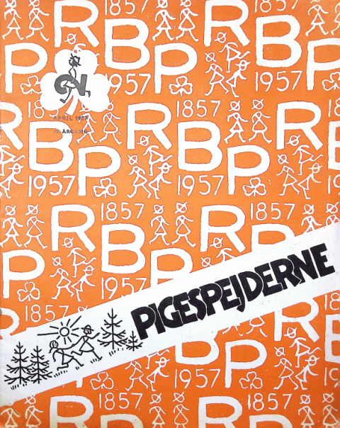 Forside: Pigespejderne 1957 årg 40 nr. 2
