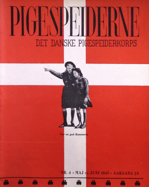 Forside: Pigespejderne 1945 årg 28 nr. 4