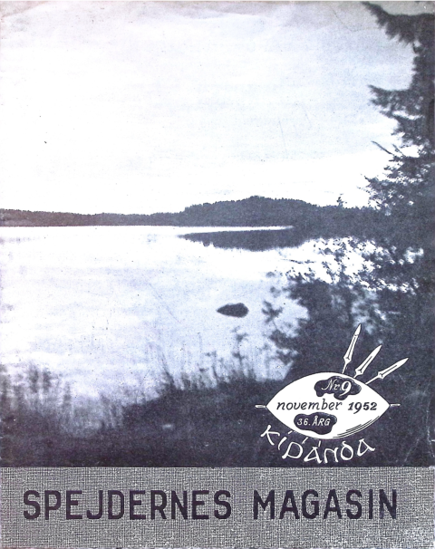 Forside: Spejdernes Magasin 1952 årg  36 nr 9
