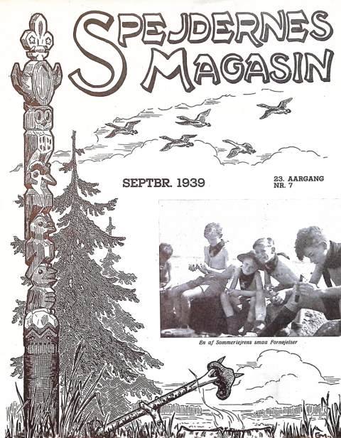 Forside: Spejdernes Magasin 1939 årg  23 nr 7