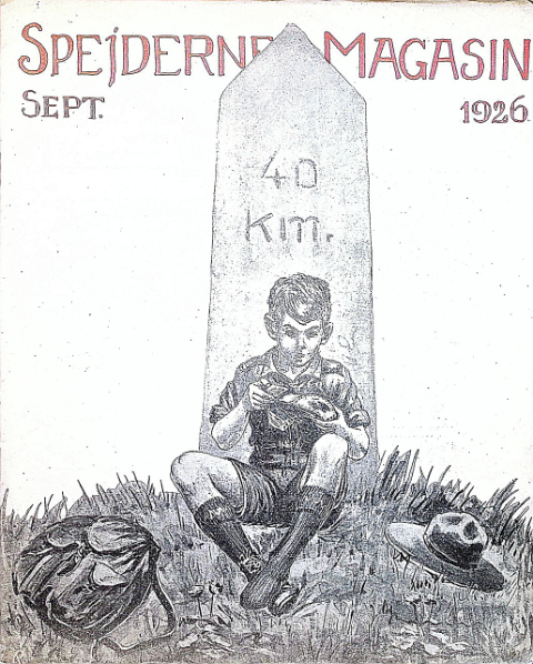 Forside: Spejdernes Magasin 1926 årg  10 nr 12