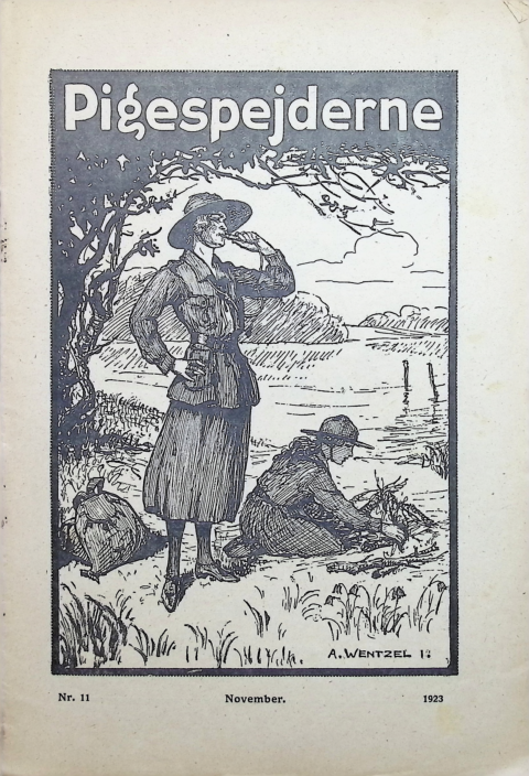 Forside: Pigespejderne 1923 årg 6 nr. 11