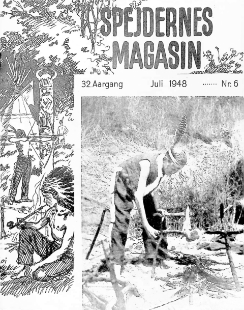 Forside: Spejdernes Magasin 1948 årg  32 nr 6