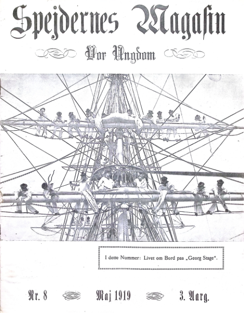 Forside: Spejdernes Magasin 1919 årg 3 nr 8