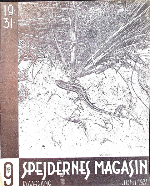 Forside: Spejdernes Magasin 1931 årg  15 nr 9