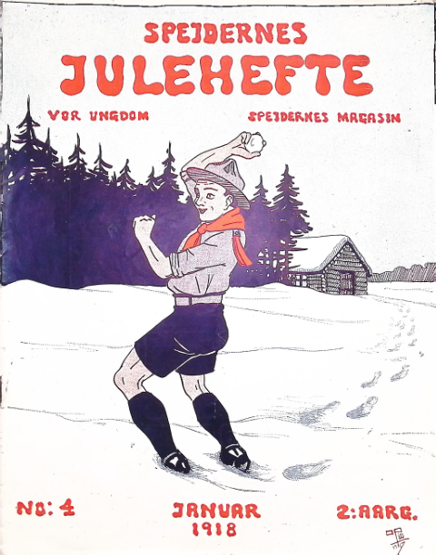 Forside: Spejdernes Magasin 1918 årg 2 nr 4