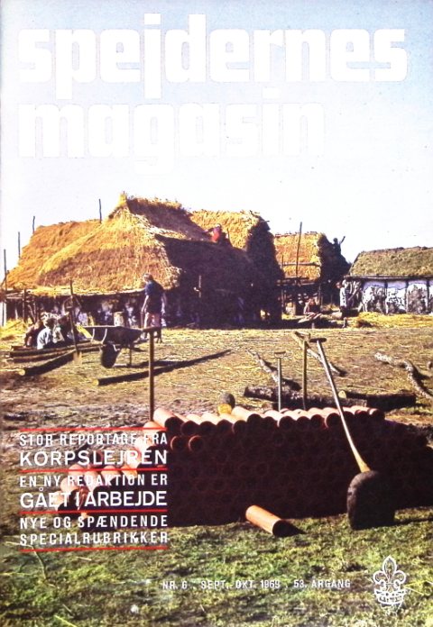 Forside: Spejdernes Magasin 1969 årg  53 nr 6