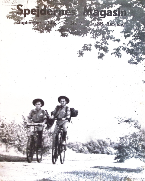 Forside: Spejdernes Magasin 1944 årg  28 nr 7