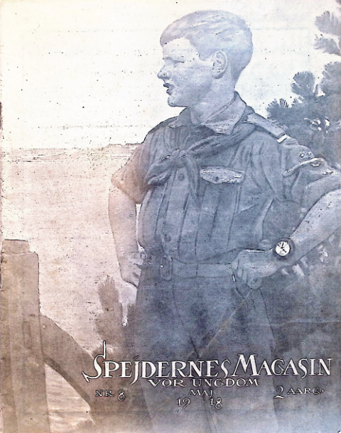 Forside: Spejdernes Magasin 1918 årg 2 nr 8