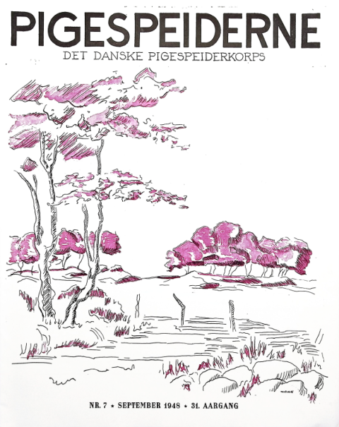 Forside: Pigespejderne 1948 årg 31 nr. 7