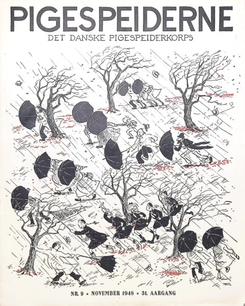Forside: Pigespejderne 1948 årg 31 nr. 9