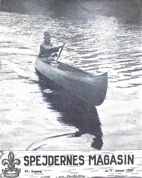 Forside: Spejdernes Magasin 1957 årg  41 nr 1