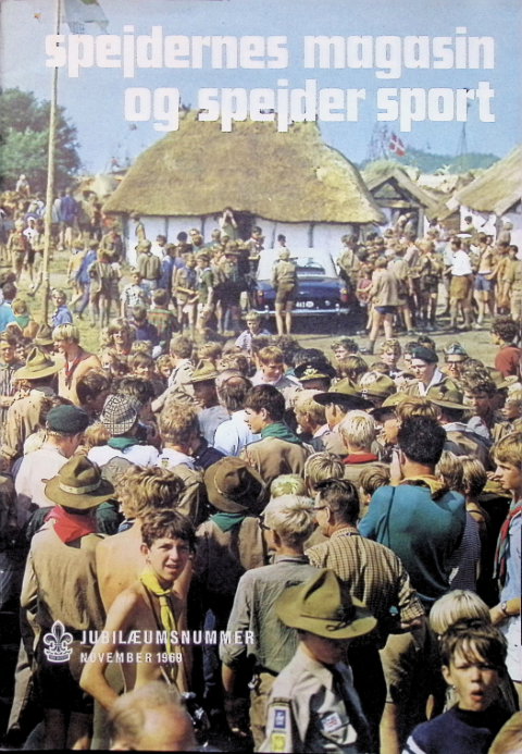 Forside: Spejdernes Magasin 1969 årg  53 jubilæumsnummer