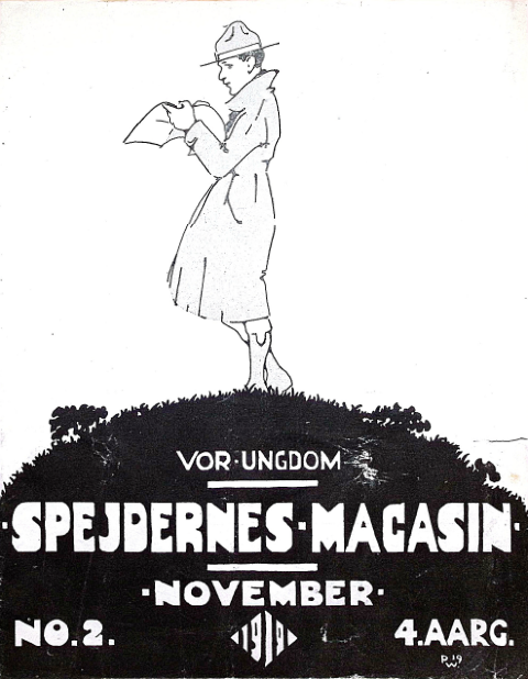Forside: Spejdernes Magasin 1919 årg 4 nr 2