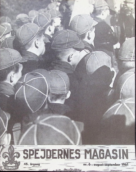 Forside: Spejdernes Magasin 1961 årg  45 nr 6