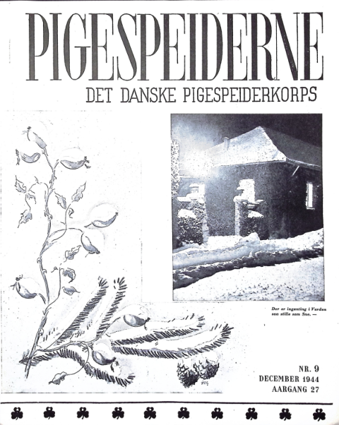 Forside: Pigespejderne 1944 årg 27 nr. 9