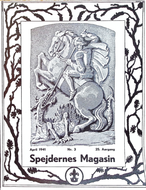 Forside: Spejdernes Magasin 1941 årg  25 nr 3