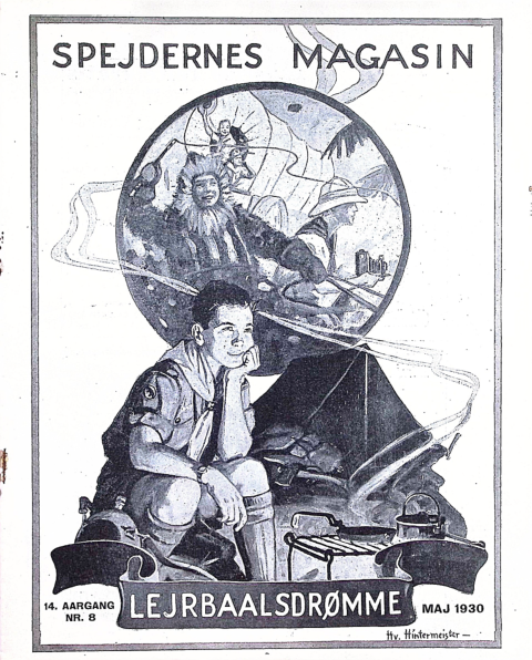Forside: Spejdernes Magasin 1930 årg  14 nr 8