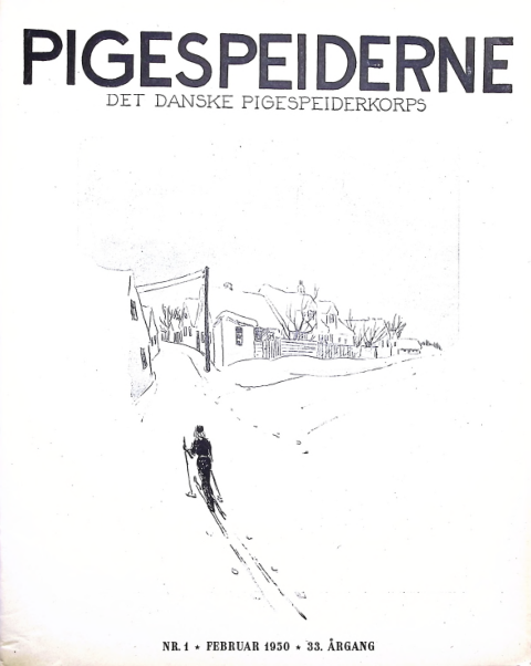 Forside: Pigespejderne 1950 årg 33 nr. 1