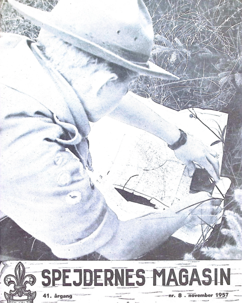 Forside: Spejdernes Magasin 1957 årg  41 nr 8