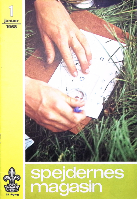 Forside: Spejdernes Magasin 1968 årg  52 nr 1