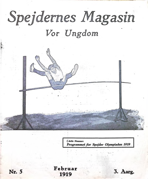 Forside: Spejdernes Magasin 1919 årg 3 nr 5