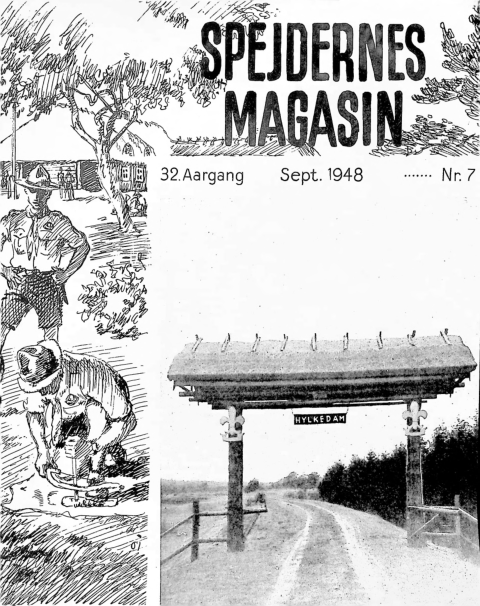 Forside: Spejdernes Magasin 1948 årg  32 nr 7