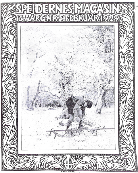 Forside: Spejdernes Magasin 1929 årg  13 nr 5