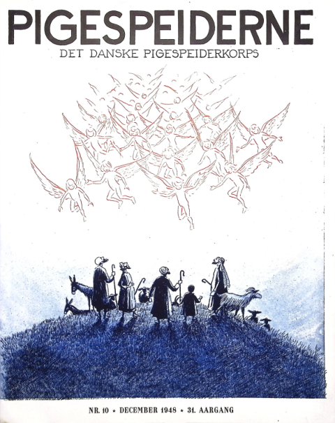 Forside: Pigespejderne 1948 årg 31 nr. 10