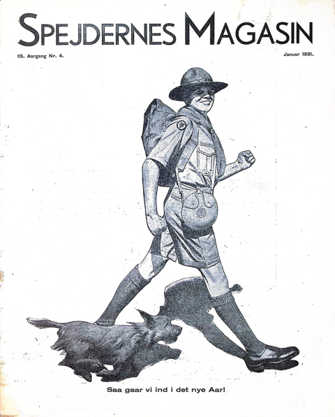 Forside: Spejdernes Magasin 1931 årg  15 nr 4