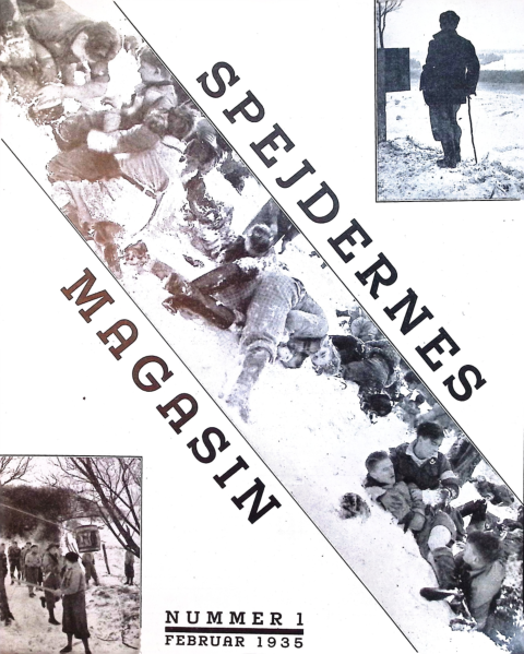 Forside: Spejdernes Magasin 1935 årg  19 nr 1