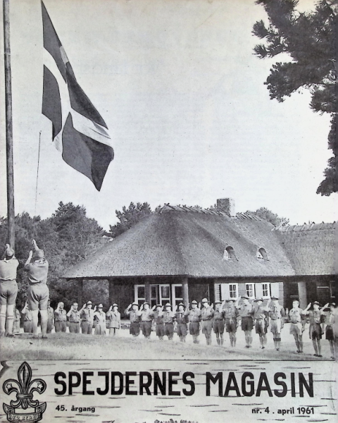 Forside: Spejdernes Magasin 1961 årg  45 nr 4