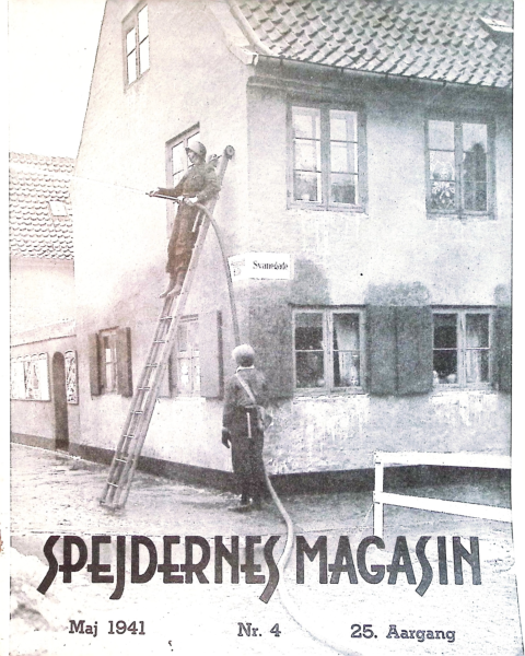 Forside: Spejdernes Magasin 1941 årg  25 nr 4