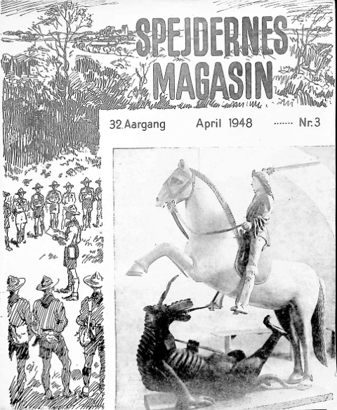 Forside: Spejdernes Magasin 1948 årg  32 nr 3