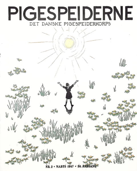 Forside: Pigespejderne 1947 årg 30 nr. 2