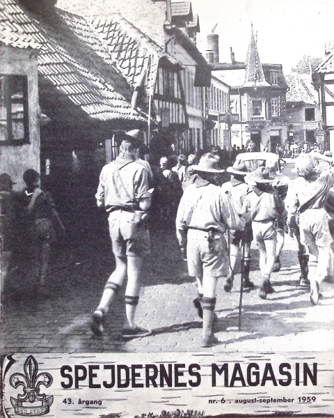Forside: Spejdernes Magasin 1959 årg  43 nr 6