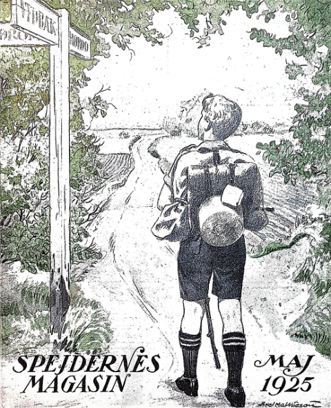 Forside: Spejdernes Magasin 1925 årg  9 nr 8