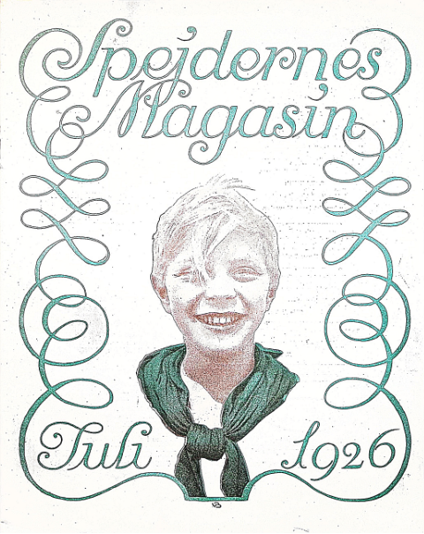 Forside: Spejdernes Magasin 1926 årg  10 nr 10