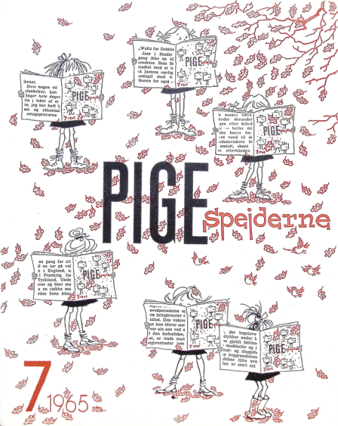 Forside: Pigespejderne 1965 årg 48 nr. 7