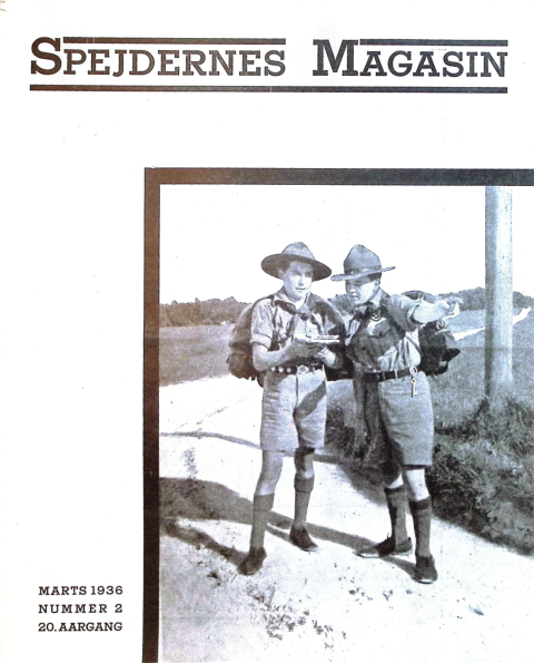 Forside: Spejdernes Magasin 1936 årg  20 nr 2