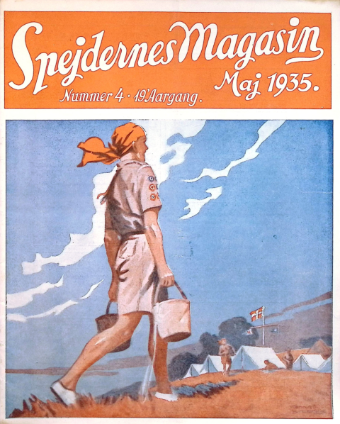 Forside: Spejdernes Magasin 1935 årg  19 nr 4