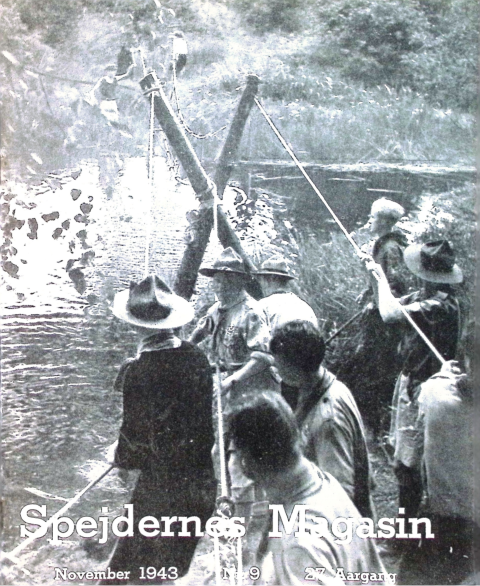 Forside: Spejdernes Magasin 1943 årg  27 nr 9